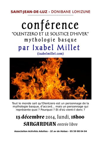 Ixabel Millet "Olentzero et le solstice d'hiver"