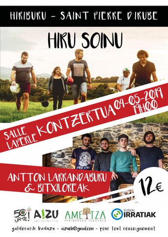 Antton Larrandaburu & Bitxiloreak +  Hiru Soinu