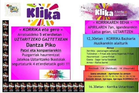 Korrika Uztaritzen