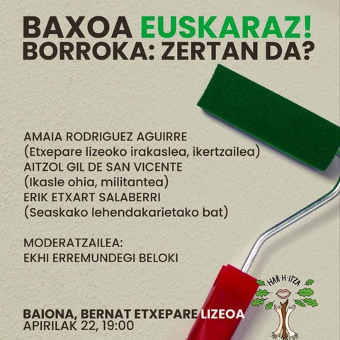 Baxoa euskaraz! - Borroka zertan da?