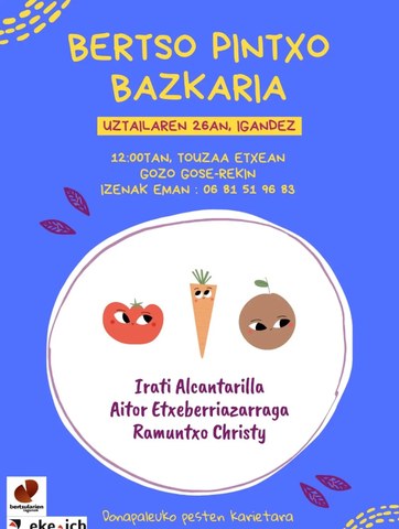 Bertso pintxo bazkaria