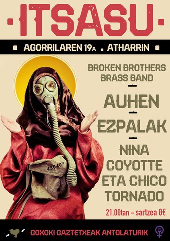 Broken Brothers Brass Band + Auhen + Ezpalak + Nina Coyote & Chico Tornado