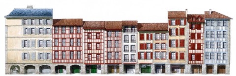 Dominique Duplantier-ek Baiona marraztu du Dominique Duplantier-ek Baiona marraztu du