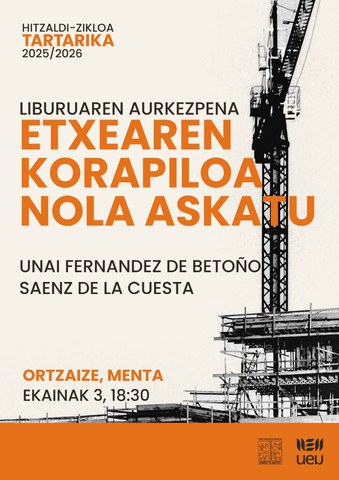 "Etxearen korapiloa nola askatu" liburuaren aurkezpena