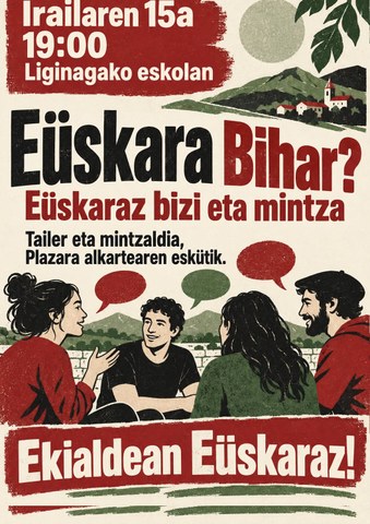 Eüskara bihar? - Eüskaraz bizi eta mintza?