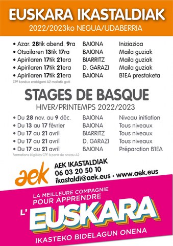 Euskara ikastaldia Euskara ikastaldia