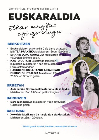 Euskaraldia Beskoitzen, Urketan, Bardozen eta Bastidan