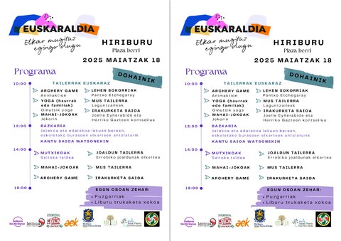 Euskaraldia Hiriburun