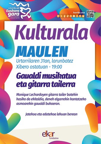 Gaualdi musikatua eta gitarra tailerra