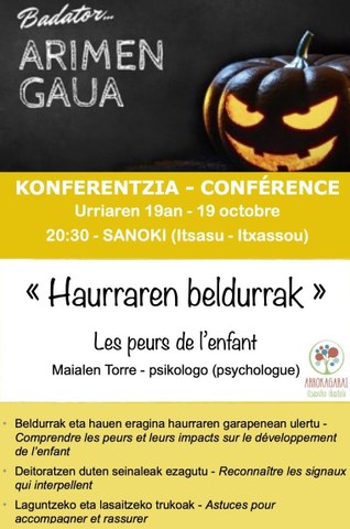 Haurraren beldurrak