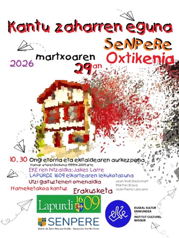 Journée d'hommage au chant basque traditionnel de St-Pée-sur-Nivelle et des villages alentours