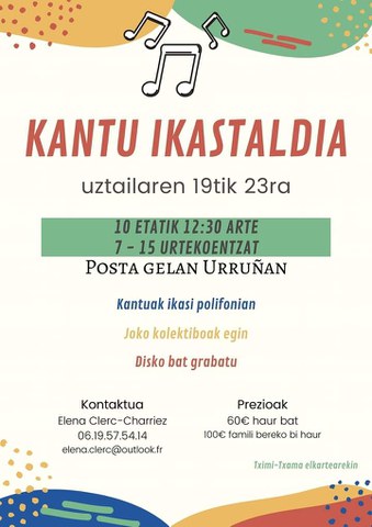 Kantu ikastaldia