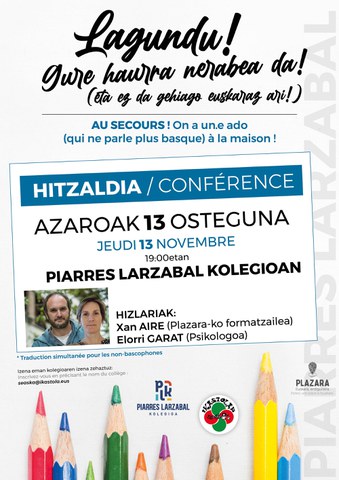 Lagundu! Gure haurra nerabea da eta ez da gehiago euskaraz ari! Lagundu! Gure haurra nerabea da eta ez da gehiago euskaraz ari!