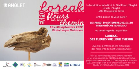 Loreak, des fleurs sur leur chemin