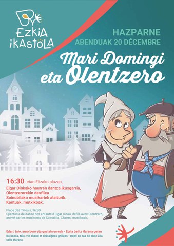 Mari Domingi eta Olentzero Hazparnen