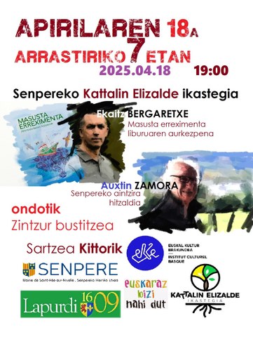 "Masusta erreximenta" liburuaren aurkezpena