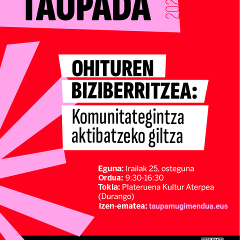 Ohituren biziberritzea: komunitategintza aktibatzeko giltza