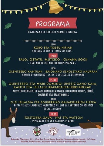 Olentzero Eguna Baionan