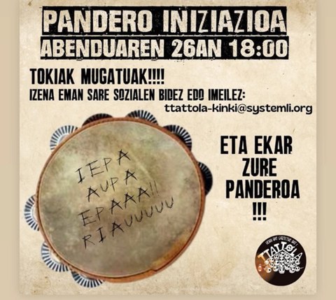 Pandero iniziazioa Pandero iniziazioa