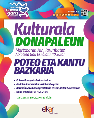 Poteo & kantu bazkaria