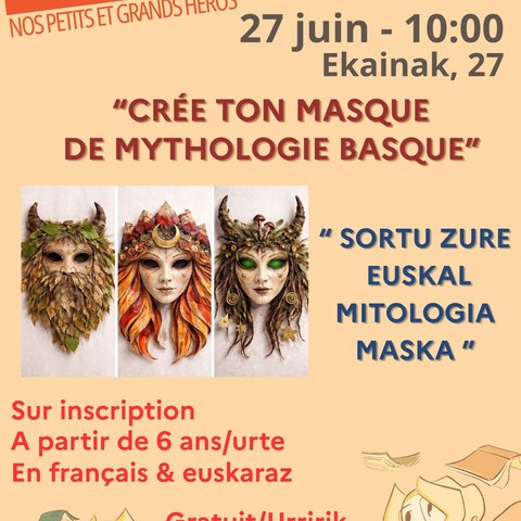 Sortu zure euskal mitologia maska