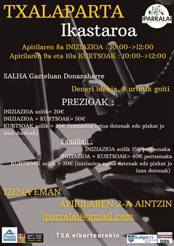 Txalaparta ikastaroa