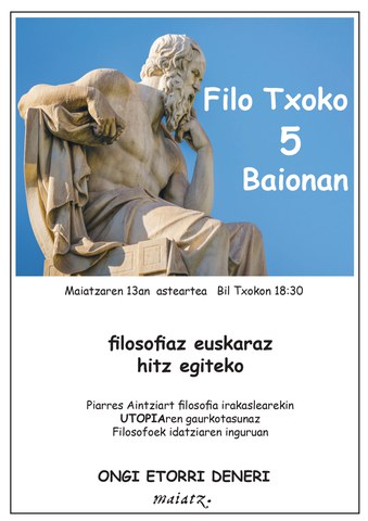 Utopiaren gaurkotasunaz - Filosofoek idatziaren inguruan