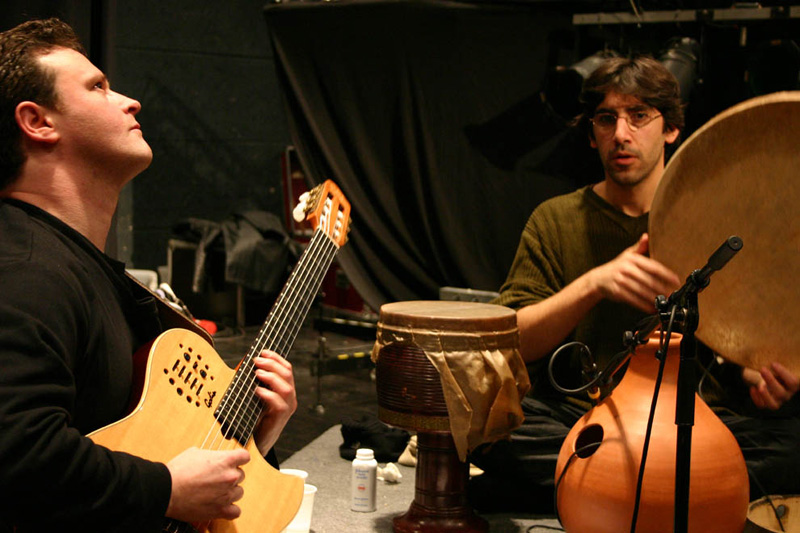 Sylvain Luc - Keyvan Chemirani (photo S.Dabadie)