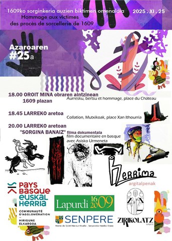 1609ko sorginkeria auzien biktimen omenaldia