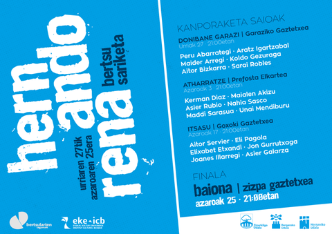 Hernandorena saria 2017 - Lehen kanporaketa Hernandorena saria 2017 - Lehen kanporaketa