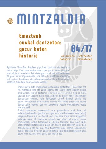 Emazteak euskal dantzetan: gezur baten historia