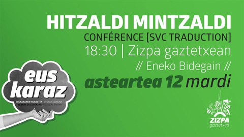 Eneko Bidegain "Herri zatitua eta euskara, ondorioak ipar Euskal Herrian"