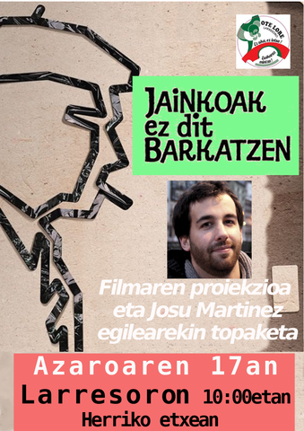 "Jainkoak ez dit barkatzen" filma "Jainkoak ez dit barkatzen" filma