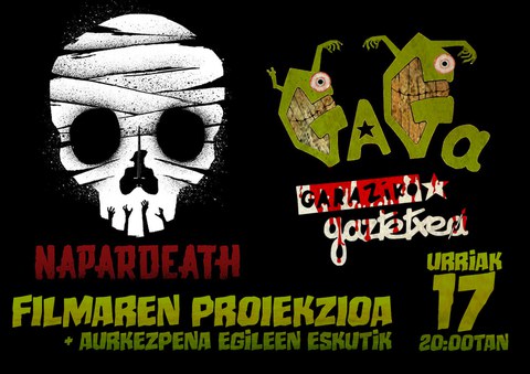 Napardeath filmaren aurkezpena Napardeath filmaren aurkezpena