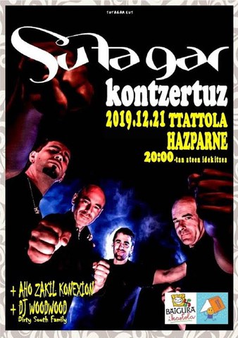 Sutagar + Aho Zakil Konexion + DJ WoodWood