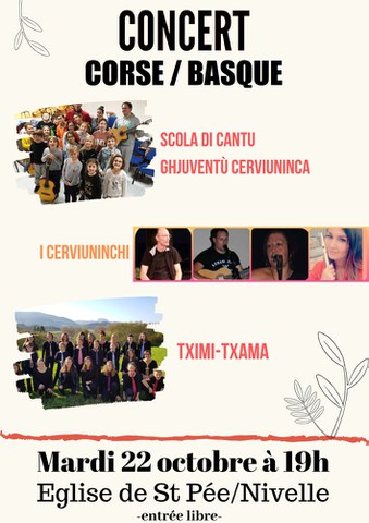 Tximi-Txama + Scola Di Cantu Ghjubentù Cerviuninca + I Cerviuninchi Tximi-Txama + Scola Di Cantu Ghjubentù Cerviuninca + I Cerviuninchi