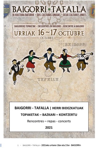 Baigorri-Tafalla | Bi kultura baturik Baigorri-Tafalla | Bi kultura baturik