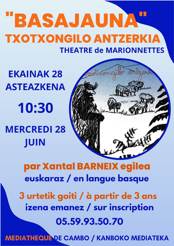 "Basajauna" théâtre de marionnettes "Basajauna" théâtre de marionnettes
