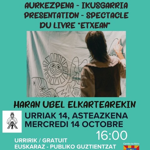 "Etxean" liburuaren aurkezpena