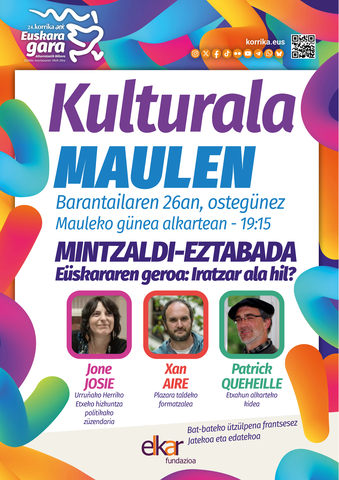 Euskararen geroa: iratzarri ala hil?