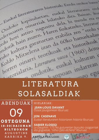 Literatura solasaldiak Literatura solasaldiak