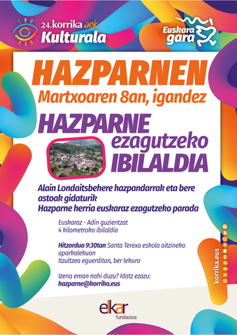 Hazparne ezagutzeko ibilaldia