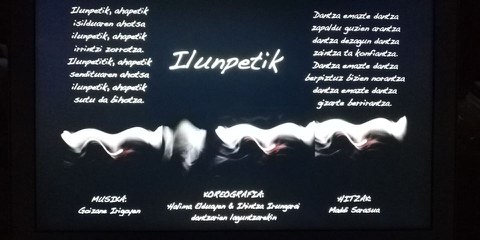 "Ilunpetik" dantza ikastaroa "Ilunpetik" dantza ikastaroa