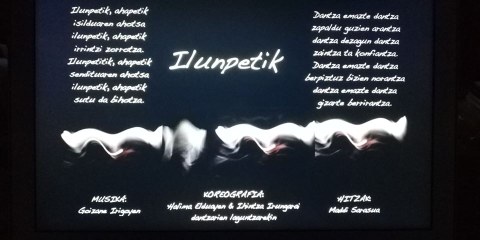 "Ilunpetik" dantza ikastaroa