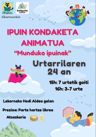 "Munduko ipuinak " ipuin kondaketa animatua