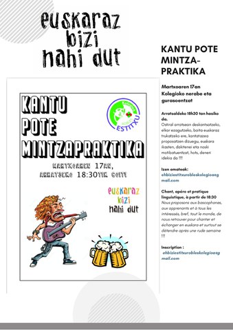 Kantu Pote mintzapraktika Kantu Pote mintzapraktika