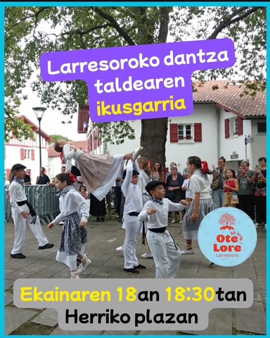 Larresoroko dantza taldea