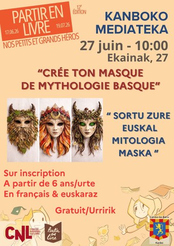 Sortu zure euskal mitologia maska