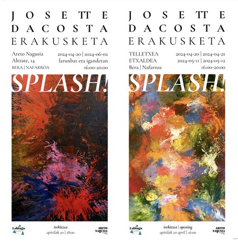 SPLASH! - Josette Dacostaren obren erakusketa SPLASH! - Josette Dacostaren obren erakusketa