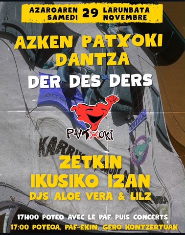 Zetkin + Ikusiko + Izan + DJs Aloe Vera & Lilz